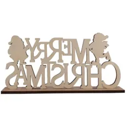 Merry Christmas Decoration Stand - Back